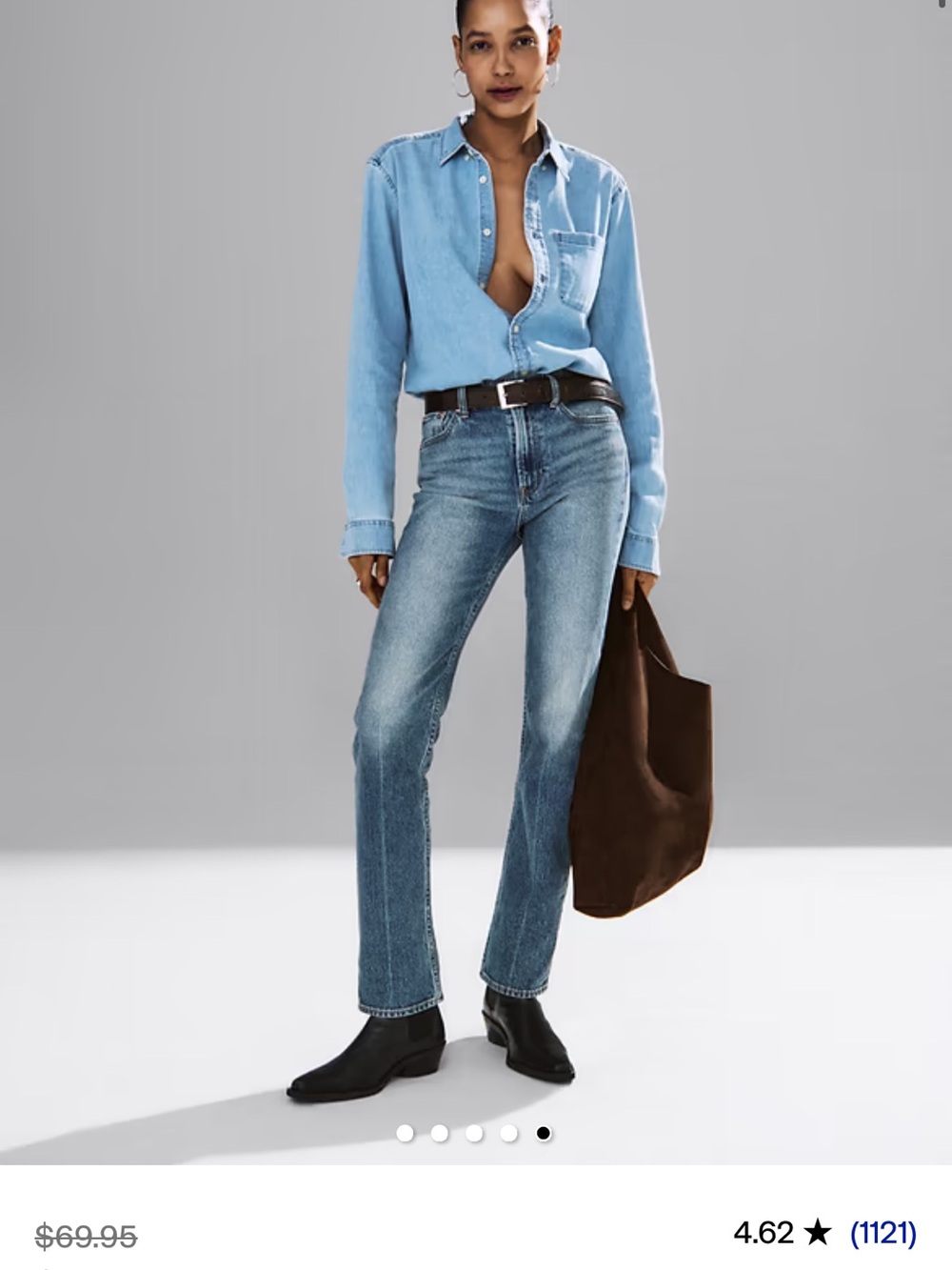 GAP Vegan Leather Slouchy Tote - GRAY - Picture 5 of 5